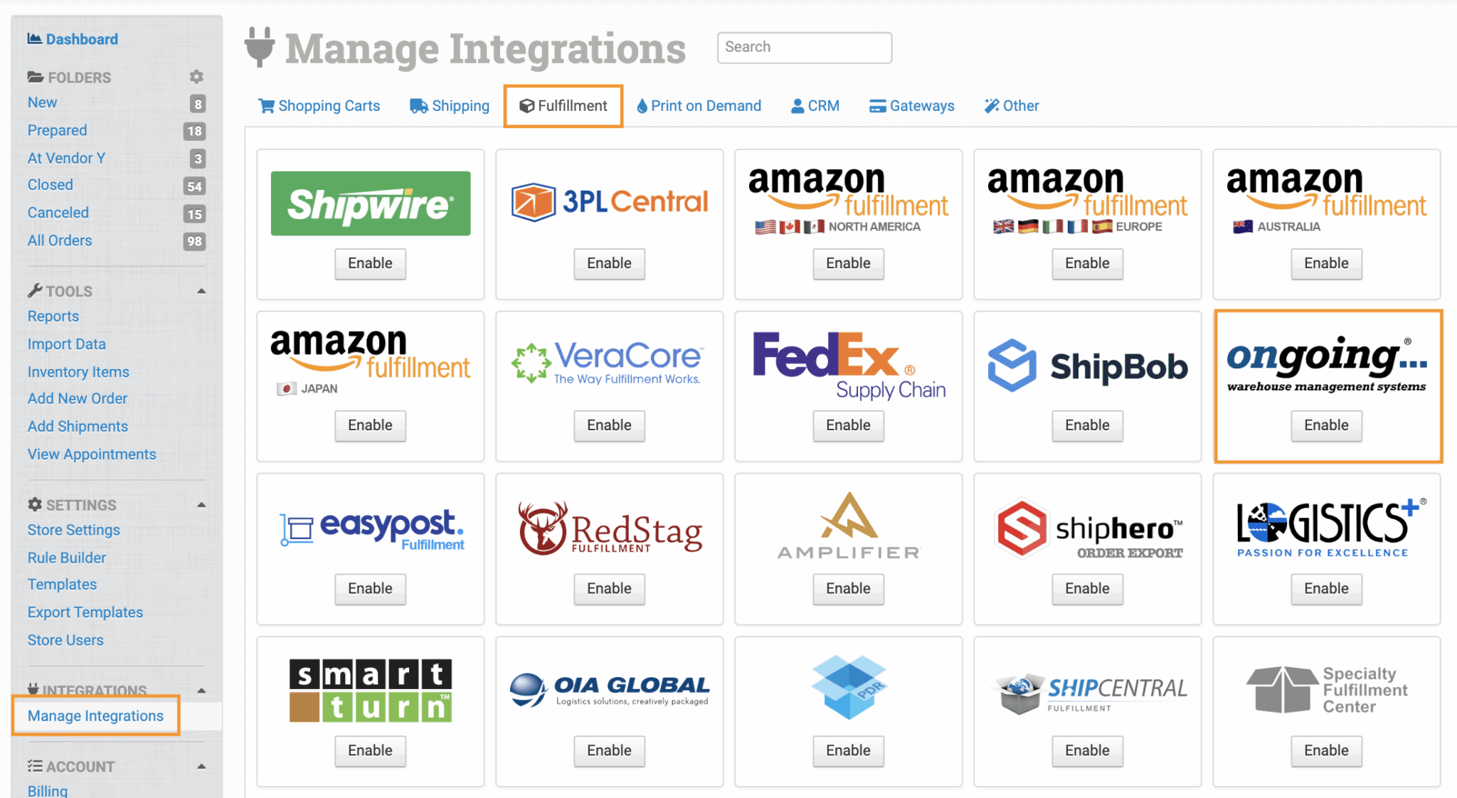 Ongoing WMS Integration - Order Desk Knowledge Base